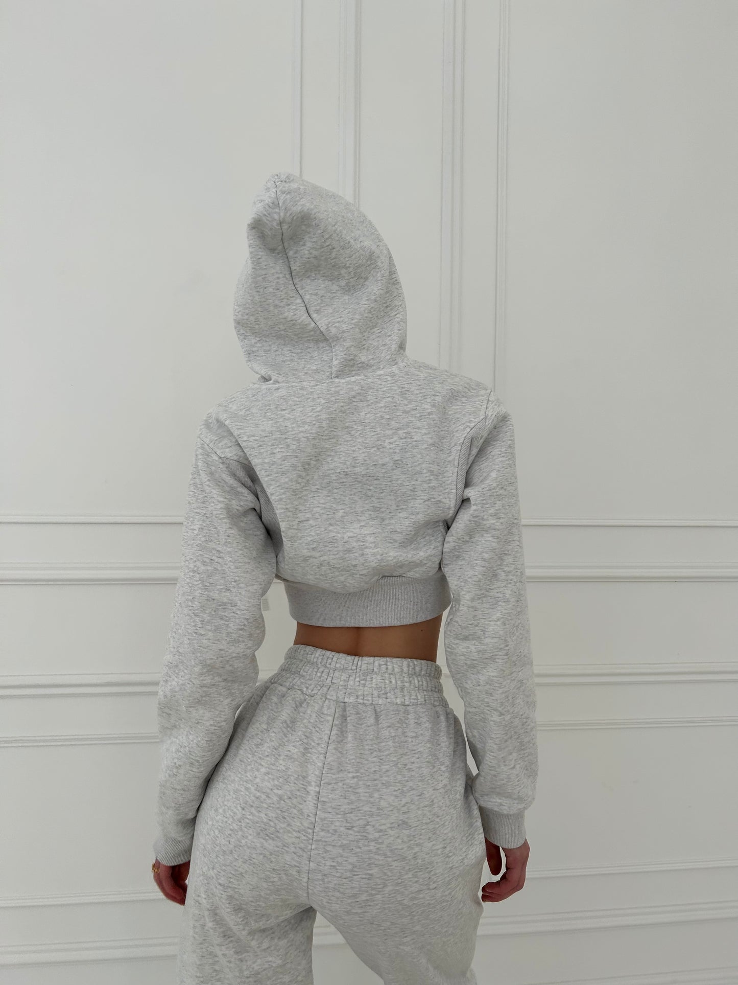 classic copped hoodie
